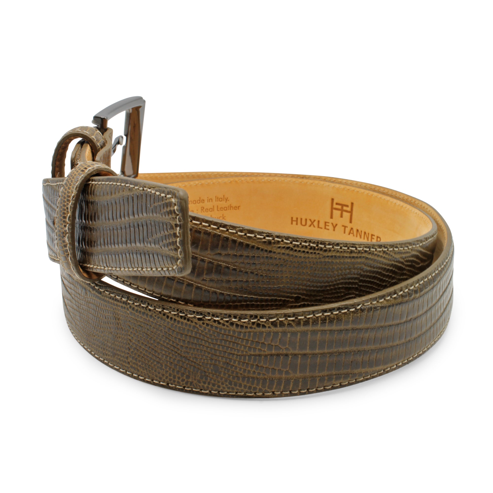 Tejus Texture Leather Belt 35mm